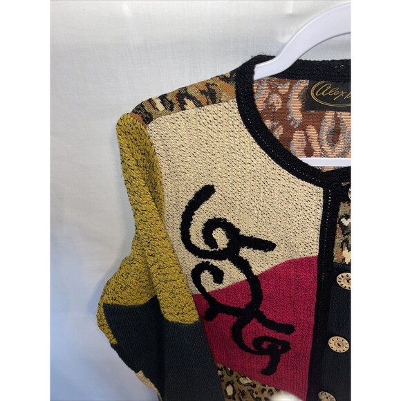 Alex Kim Artistic Shacket Women's Size Medium Multicolor Long Sleeve Button Up - Picture 5 of 12